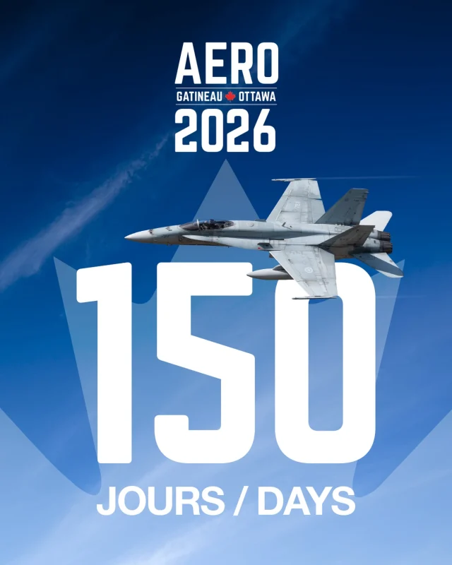 150 jours avant Aero-Gatineau Ottawa 2026 ✈️🔥
Qui est prêt ? Billets en vente maintenant. —
150 days to go until Aero-Gatineau Ottawa 2026 ✈️🔥
Who’s ready? Tickets now on sale. 

#aerogatineauottawa2026