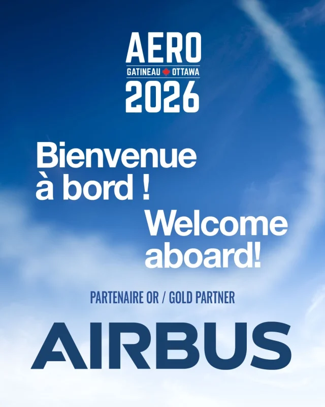 Nous sommes heureux d’accueillir nos partenaires Or à Aero Gatineau-Ottawa 2026 :
✈️ Airbus ✈️ Top Aces
—
We’re pleased to welcome our Gold Partners to Aero Gatineau-Ottawa 2026:
✈️ Airbus ✈️ Top Aces

#aerogatineauottawa2026