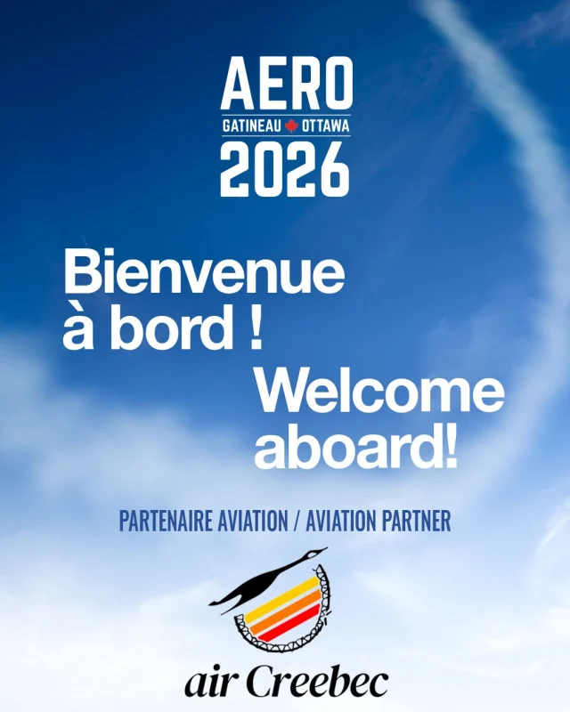 Nous sommes heureux d’accueillir nos Partenaires en aviation à Aero Gatineau-Ottawa 2026 :
✈️ Air Creebec ✈️ COPA ✈️ NAV CANADA ✈️ Fondation de l’ARC ✈️ Les Ailes d’Époque du Canada
Nous sommes ravis de pouvoir compter sur leur soutien pour célébrer l’aviation.
—
We’re excited to welcome our Aviation Partners to Aero Gatineau-Ottawa 2026:
✈️ Air Creebec ✈️ COPA ✈️ NAV CANADA ✈️ RCAF Foundation ✈️ Vintage Wings of Canada 
We’re thrilled to have their support in celebrating aviation. 

#aerogatineauottawa2026
