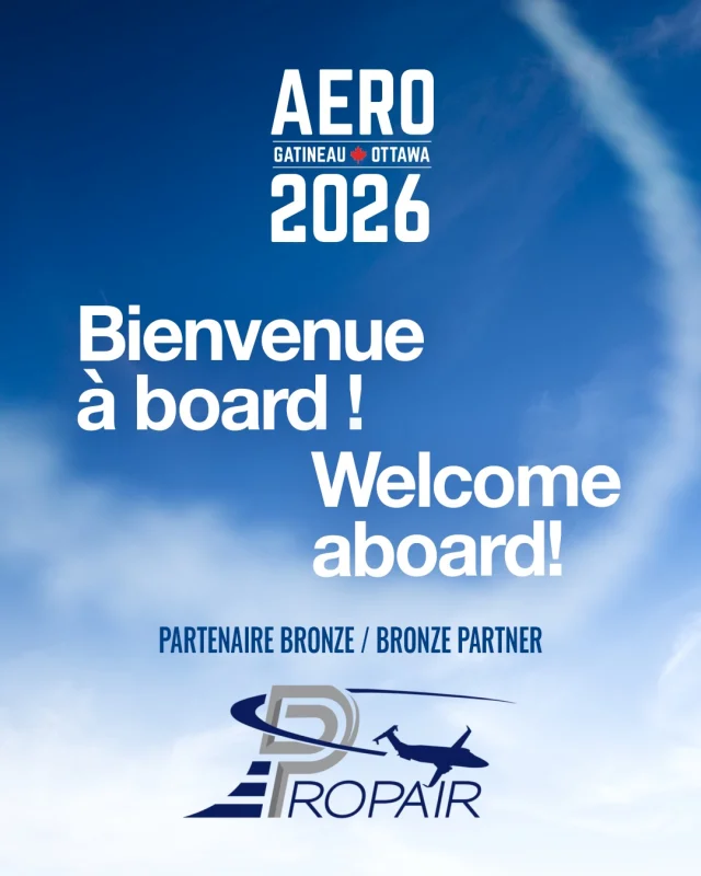 Nous avons le plaisir d’accueillir nos partenaires Bronze à Aero Gatineau-Ottawa 2026 !
✈️ Propair 🚁 Leonardo
—
We’re pleased to welcome our Bronze Sponsors to Aero Gatineau-Ottawa 2026! 
✈️ Propair
🚁 Leonardo

#aerogatineauottawa2026