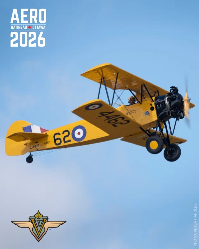 Le Fleet Finch de @vintagewingscan participera à AERO Gatineau-Ottawa 2026. Ce biplan de fabrication canadienne a joué un rôle clé dans la formation de base au pilotage durant la Seconde Guerre mondiale. 
En savoir plus : https://aerogatineauottawa.com/fr/avions/expositions-au-sol/fleet-finch/
—
The Fleet Finch from @vintagewingscan is joining AERO Gatineau-Ottawa 2026. This Canadian-built biplane was a mainstay of elementary flight training during the Second World War.
Learn more: https://aerogatineauottawa.com/performers/static-aircraft/fleet-finch/

#aerogatineauottawa2026