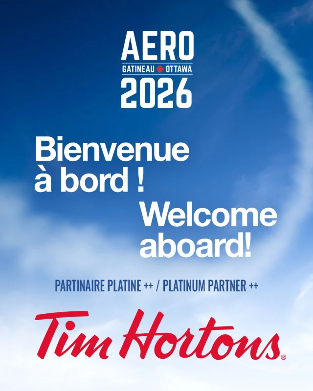 ✈️☕️ L’aviation et le bon café se retrouvent à AERO Gatineau-Ottawa 2026 !
Nous sommes ravis de compter sur @timhortons en tant que Partenaire Platine++ et heureux de les avoir sur place pour vous servir votre café et vos beignes préférés tout au long de la fin de semaine! 🍩☕️
—
✈️☕️ Aviation and great coffee come together at AERO Gatineau-Ottawa 2026!
We’re excited to have @timhortons on board as a Platinum++ Sponsor and thrilled to have them on site serving up your favourite coffee and donuts throughout the weekend! 🍩☕️

https://aerogatineauottawa.com/partners/
#aerogatineauottawa2026