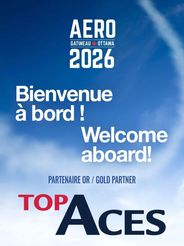 Nous sommes heureux d’accueillir nos partenaires Or à AERO Gatineau-Ottawa 2026 :
✈️ Top Aces
✈️ Airbus  —
We’re pleased to welcome our Gold Partners to AERO Gatineau-Ottawa 2026:
✈️ Top Aces
✈️ Airbus

@topaces @airbus 
#aerogatineauottawa2026