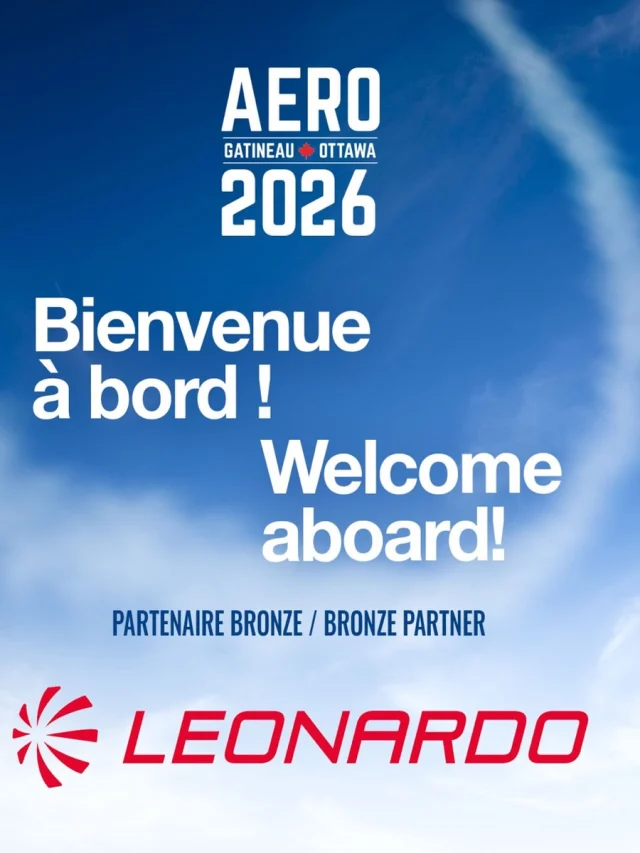 Nous avons le plaisir d’accueillir nos partenaires Bronze à Aero Gatineau-Ottawa 2026 !
🚁 Leonardo
🧭 270 West Consulting
✈️ Propair
—
We’re pleased to welcome our Bronze Sponsors to Aero Gatineau-Ottawa 2026! 
🚁 Leonardo
🧭 270 West Consulting
✈️ Propair
 
@leonardo_company @propair.aviation 
#aerogatineauottawa2026