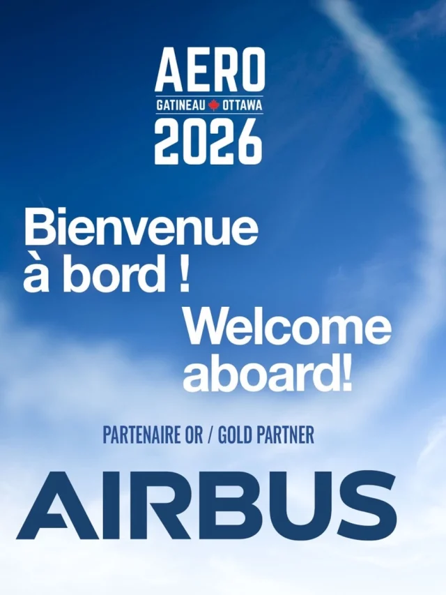 Nous sommes heureux d’accueillir nos partenaires Or à Aero Gatineau-Ottawa 2026 :
✈️ Airbus ✈️ Top Aces
—
We’re pleased to welcome our Gold Partners to Aero Gatineau-Ottawa 2026:
✈️ Airbus ✈️ Top Aces

@airbus  @topaces 
#aerogatineauottawa2026