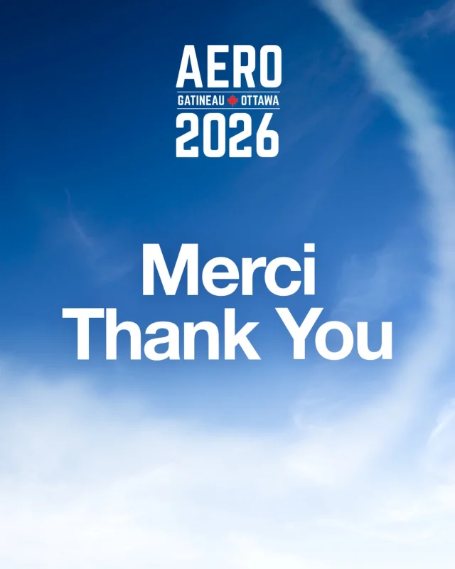 ✈️ Quelle fin de semaine incroyable à AERO Gatineau-Ottawa 2026 !

Un gros MERCI à tous ceux qui sont venus nous rejoindre. Votre enthousiasme et votre soutien ont rendu cet événement vraiment exceptionnel !

Nous tenons également à remercier chaleureusement nos formidables bénévoles, commanditaires, partenaires, artistes et pilotes, ainsi qu’à toutes les personnes qui ont travaillé en coulisses. 
—
✈️ What an incredible weekend at AERO Gatineau-Ottawa 2026!

A huge THANK YOU to everyone who came out and joined us. Your enthusiasm and support made the event truly special! 

We’d also like to extend our heartfelt thanks to our incredible volunteers, sponsors, partners, performers, and everyone who worked behind the scenes to make this year’s event possible.

#aerogatineauottawa2026